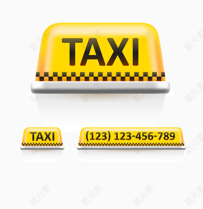 taxi车灯