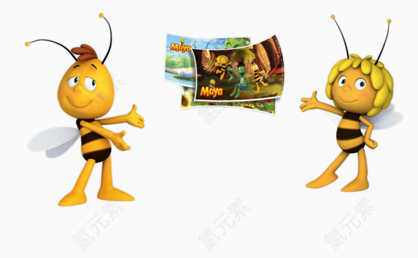 两只蜜蜂