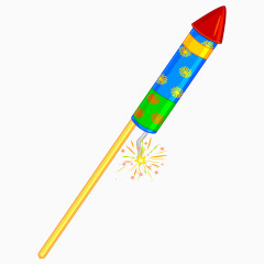 彩色火箭