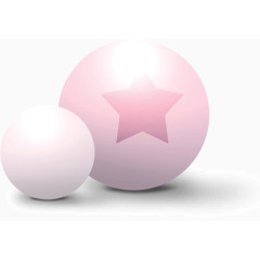 装饰粉色彩球