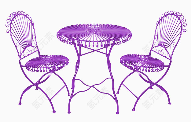 紫色家具图案