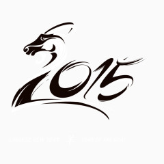 2015年鸡年的logo样机