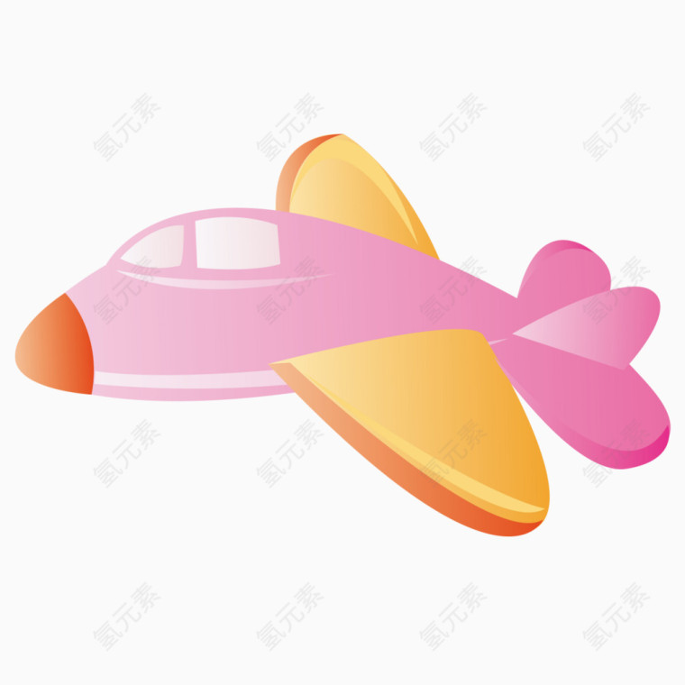粉色可爱飞机
