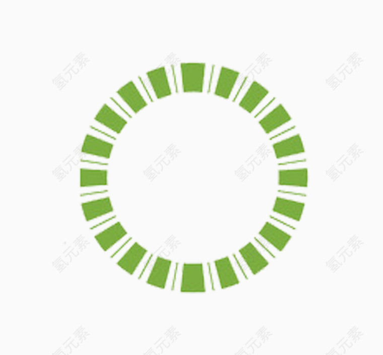 绿色圆形条纹圈圈