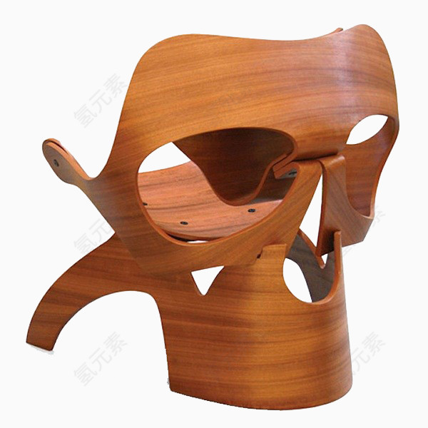 木制骷髅凳子