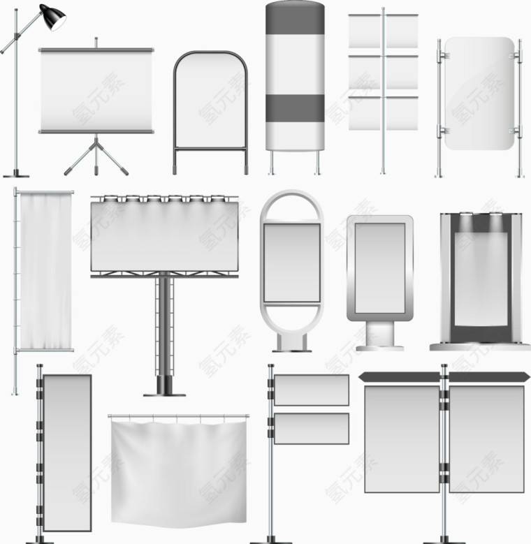 矢量广告牌