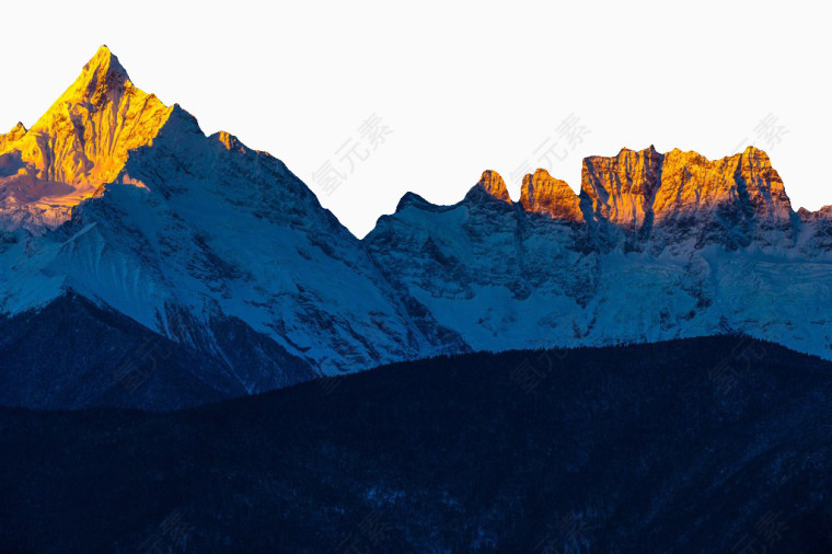 云南梅里雪山风景图