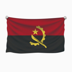 矢量旗标国家安哥拉