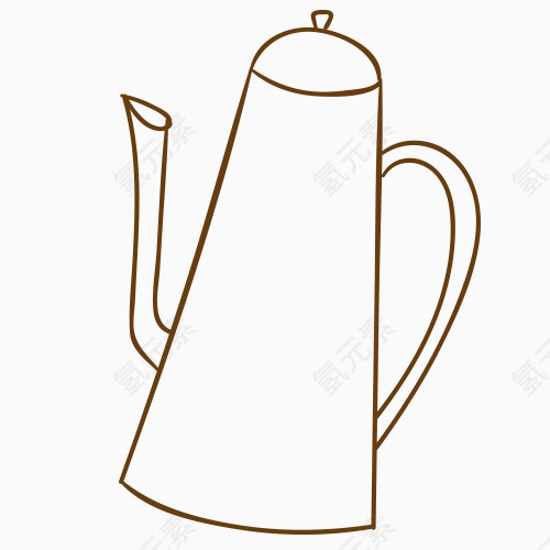食品容器 休闲 咖啡 杯子 果汁 线条