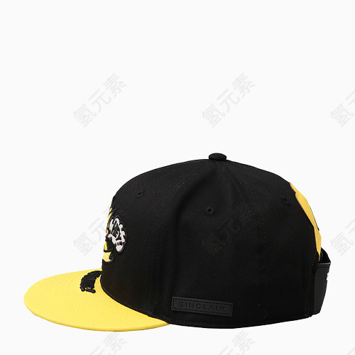 黑黄色可爱棒球帽
