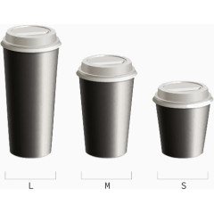 咖啡杯型号对比效果图