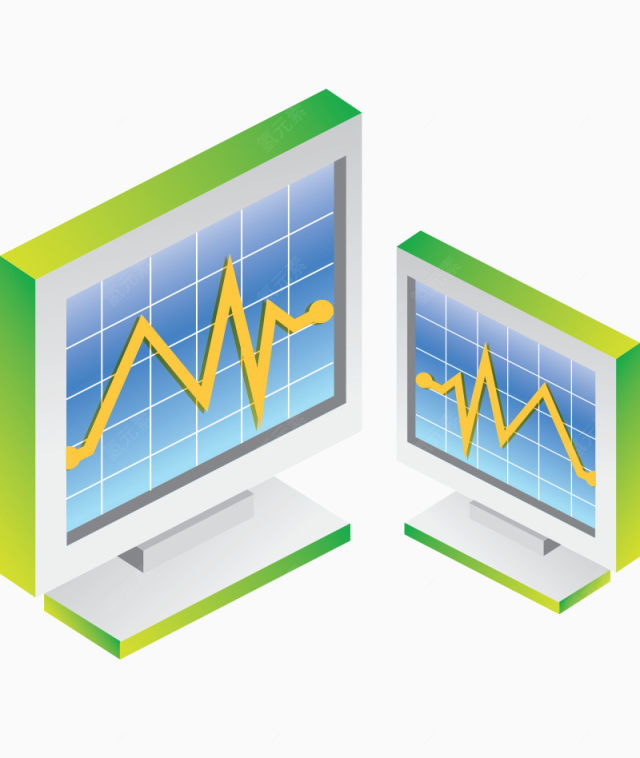 矢量数据分析百分比折线图下载