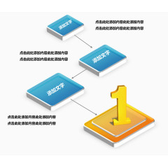 阶梯递进关系图表