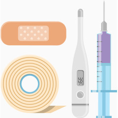 医疗用品矢量图