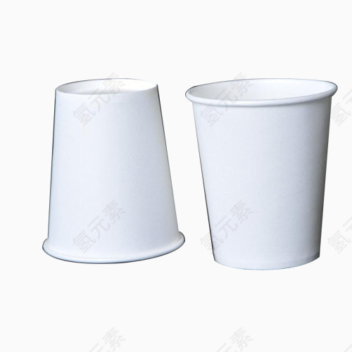 白色简单纸杯