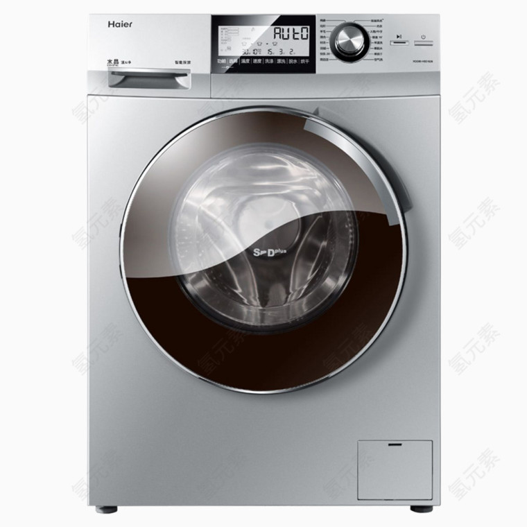 白色高清大图全自动海尔洗衣机