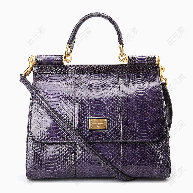 Dolce&Gabbana紫色单肩包