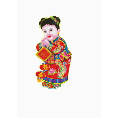 春节年画装饰高清素材