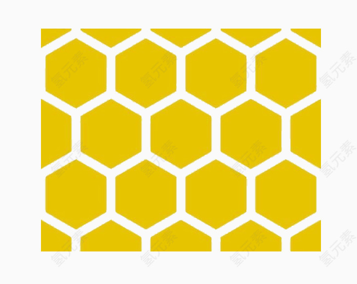 黄色蜂窝背景图素材