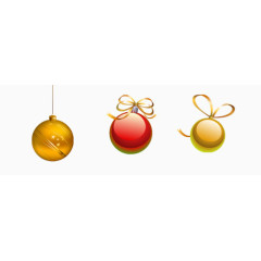 圣诞树挂件彩球