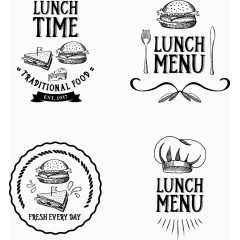 黑色午餐菜单logo