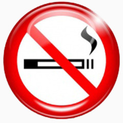 红色禁止吸烟标致