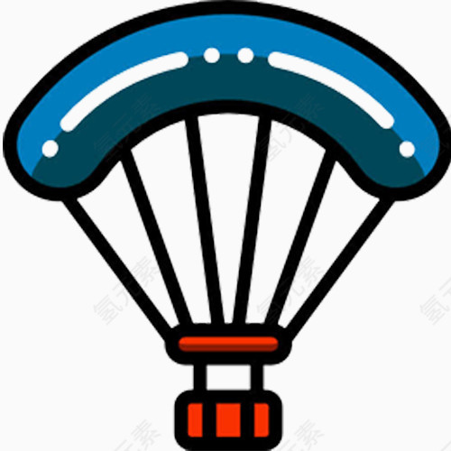 滑翔伞图标