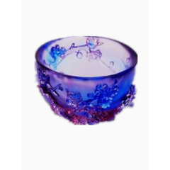 紫色琉璃碗