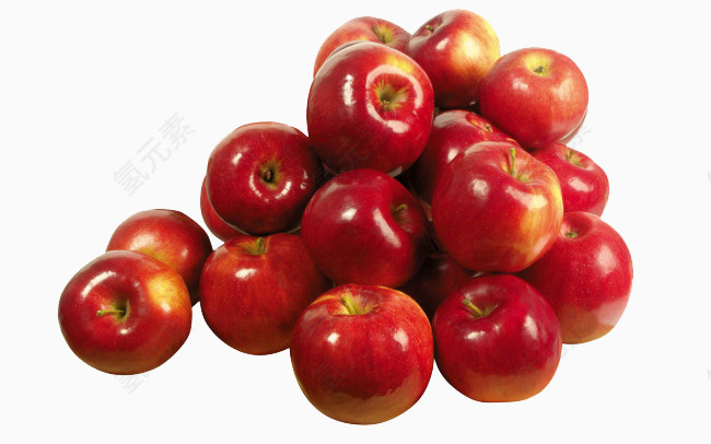 有质感的红色苹果元素