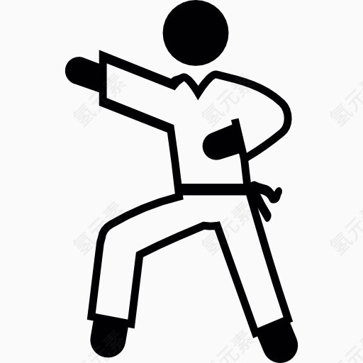 跆拳道空手道icon