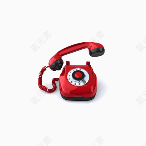 电话 家用  生活 红色