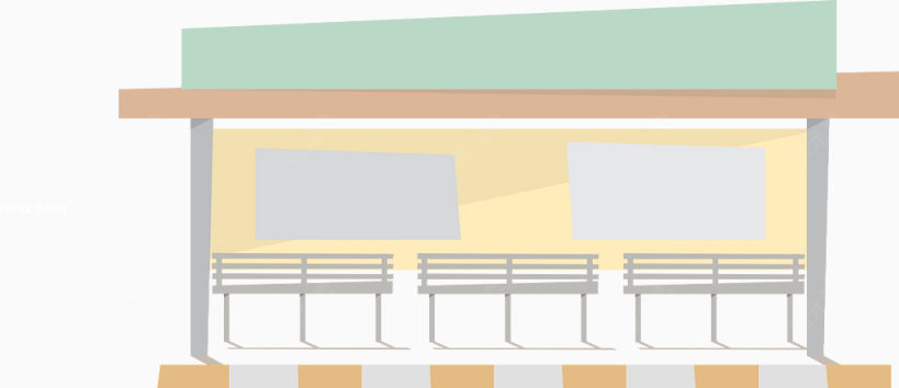 矢量公交车站点下载
