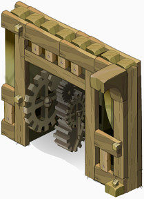 木质机械桥