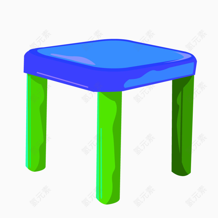 绿色儿童桌子玩具
