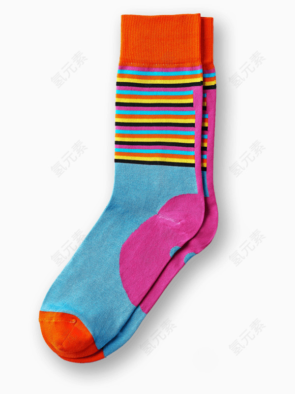 彩色女性袜子