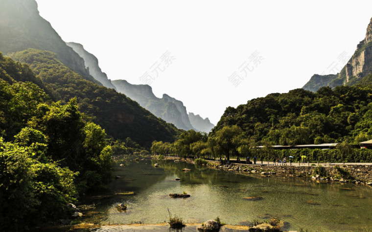 云台山潭瀑峡风景