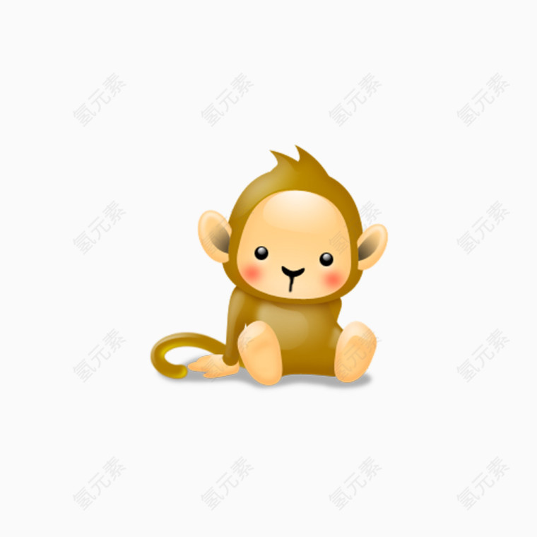 图标素材   标志   猴子