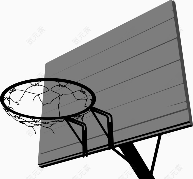 矢量篮球框