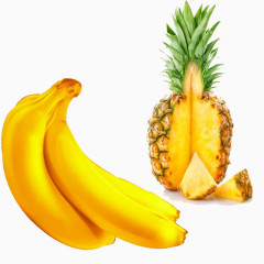 香蕉和菠萝