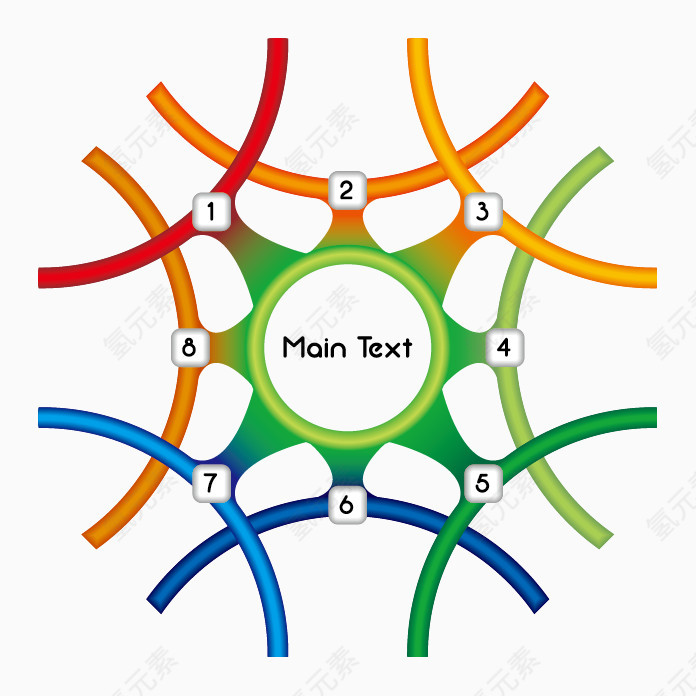 矢量彩色数据表