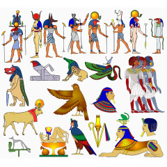 埃及人物动物