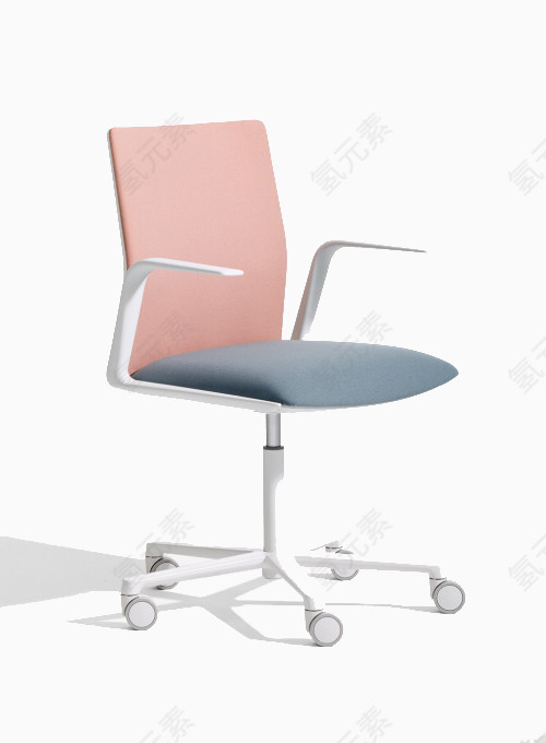 粉色办公椅