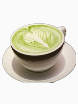 抹茶绿色咖啡