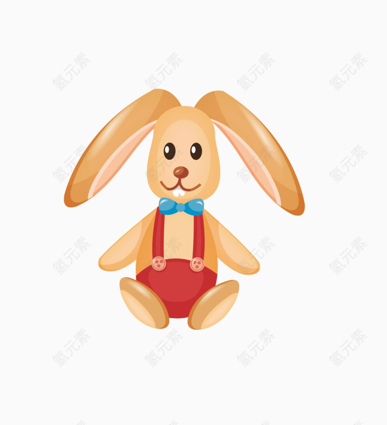 长耳朵兔兔儿童玩具