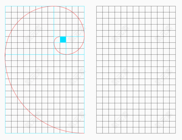 黄金分割螺旋网格