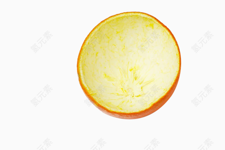 挖空的橙子