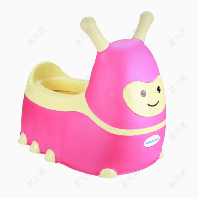 粉色蜗牛坐便器