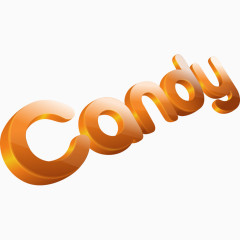 candy艺术字