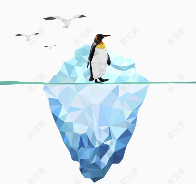 南极冰川设计