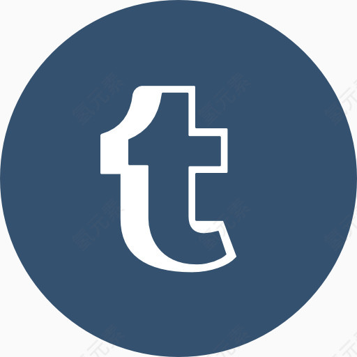 扁平化 logo tumblr